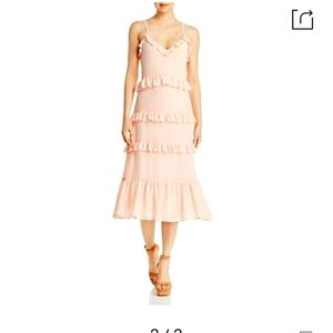 Michael Kors Middle Length Ruffled Dress